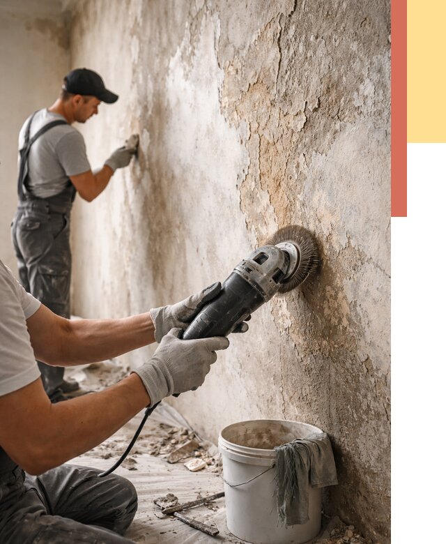 Снятие и удаление краски со стен в Шуе от 2159 руб. — ОТДЕЛОЧНИК-Шуя