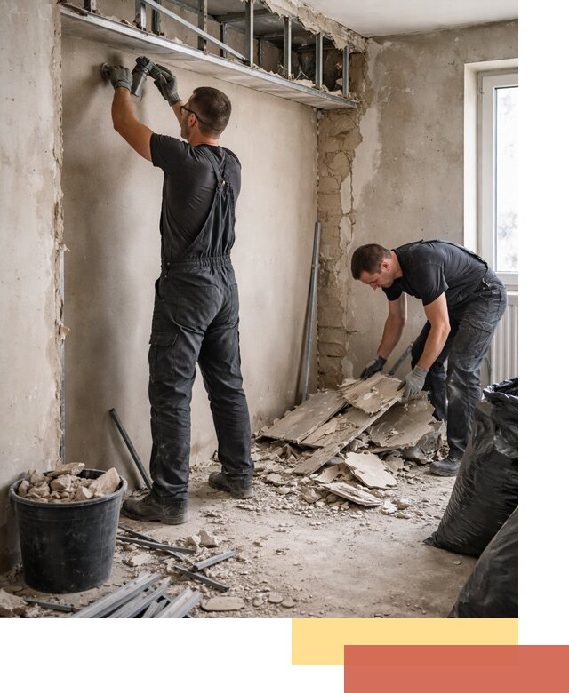 Демонтаж короба из гипсокартона в Шуе быстро и аккуратно