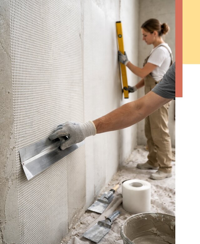 Армирование стен стеклосеткой в Шуе от 3290 руб. под ключ | ОТДЕЛОЧНИК-Шуя