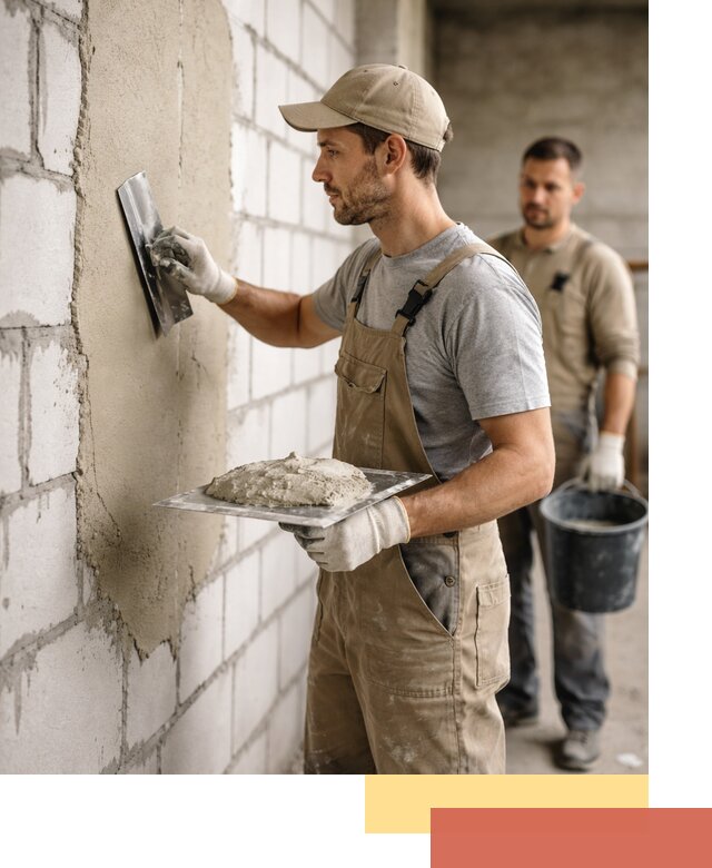 Штукатурка стен из газобетона в Шуе под ключ