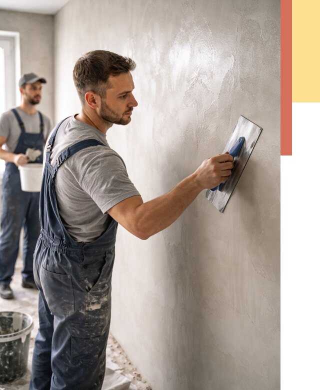 Глянцевание штукатурки стен в Шуе от 7710 руб. — услуги и затирка | ОТДЕЛОЧНИК-Шуя