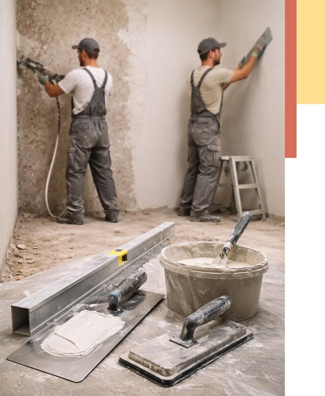 Штукатурка стен под обои в Шуе от 4626 руб./м2 — выравнивание под обои | ОТДЕЛОЧНИК-Шуя