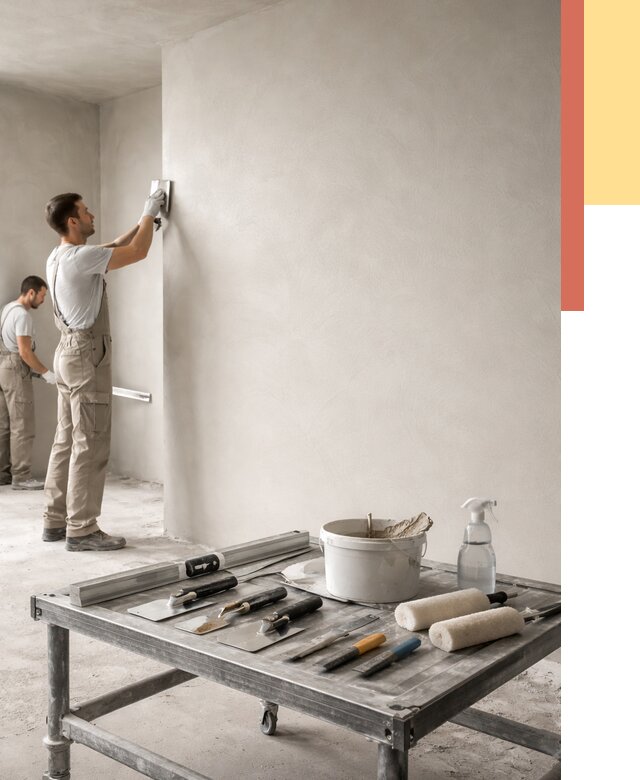 Штукатурка стен под покраску в Шуе от 4626 руб./м² — качественно и недорого | ОТДЕЛОЧНИК-Шуя