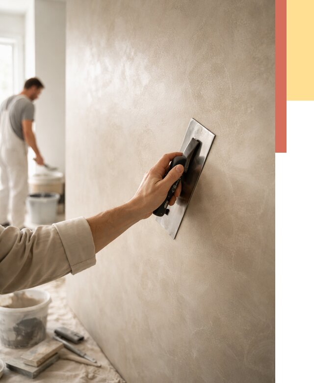 Венецианская штукатурка в Шуе от 3598 руб/м² — нанесение стен под ключ | ОТДЕЛОЧНИК-Шуя