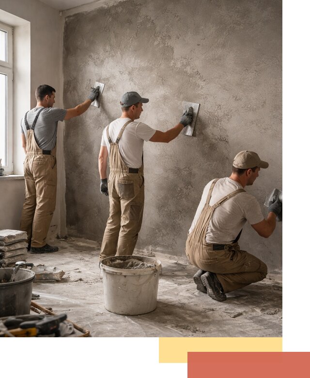 Декоративная штукатурка под бетон в Шуе для стен и потолков