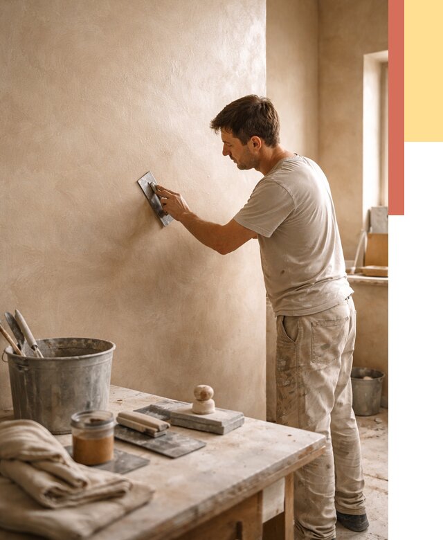 Марокканская штукатурка таделакт в Шуе под ключ от 4318 руб. | ОТДЕЛОЧНИК-Шуя