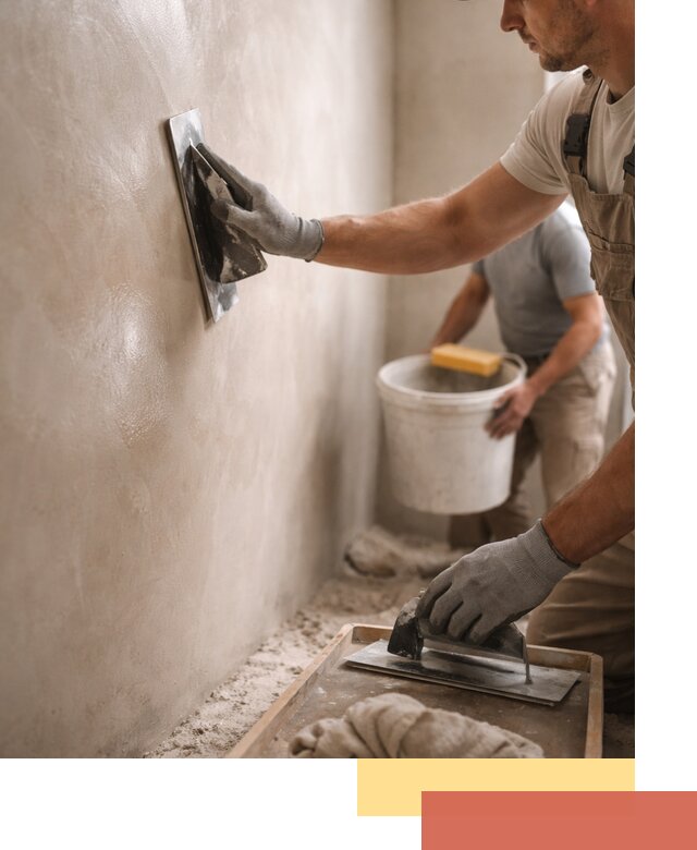 Нанесение марокканской штукатурки таделакт в Шуе