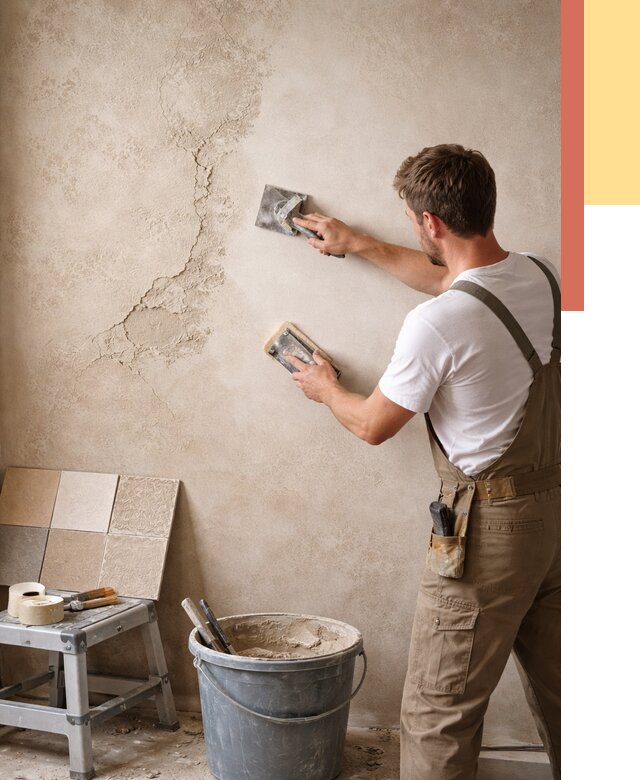 Ремонт декоративной штукатурки в Шуе от 4626 руб. под ключ | ОТДЕЛОЧНИК-Шуя