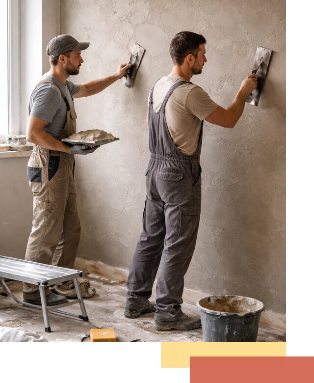 Ремонт декоративной штукатурки и восстановление фактуры в Шуе