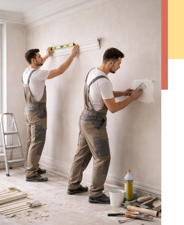 Монтаж лепнины на стены в Шуе от 4626 руб. — недорого, быстро | ОТДЕЛОЧНИК-Шуя