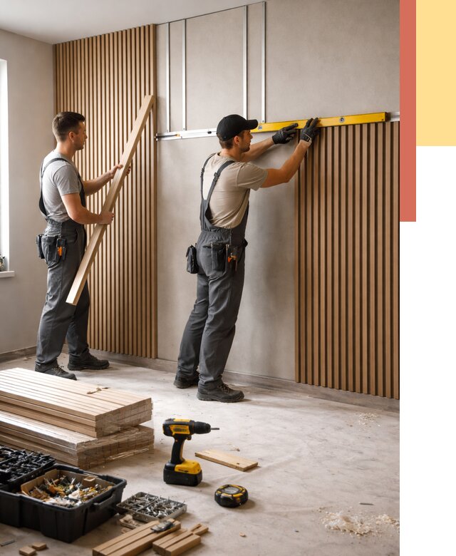 Монтаж реечных панелей на стены в Шуе от 1234 руб. — быстро и недорого | ОТДЕЛОЧНИК-Шуя