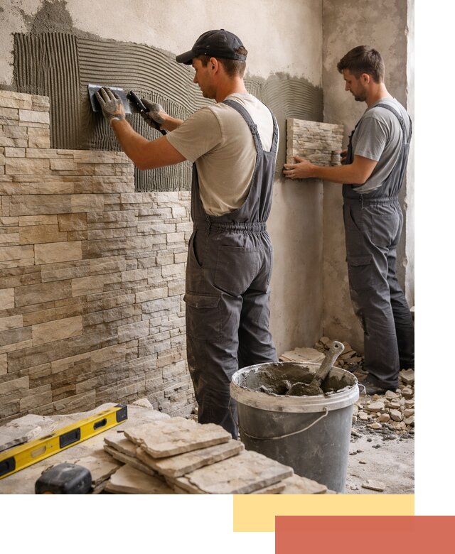 Монтаж искусственного камня в Шуе — облицовка стен и фасадов