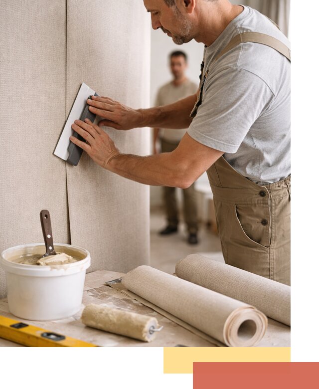 Поклейка текстильных обоев в Шуе профессионально и аккуратно