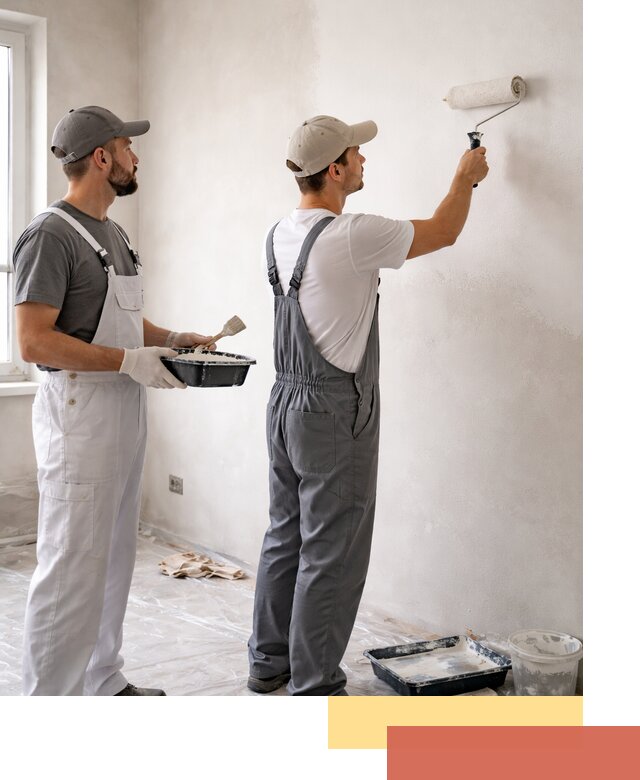 Покраска стен водоэмульсионной краской в Шуе