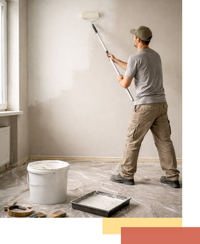 Покраска стен латексной краской в Шуе качественно и быстро