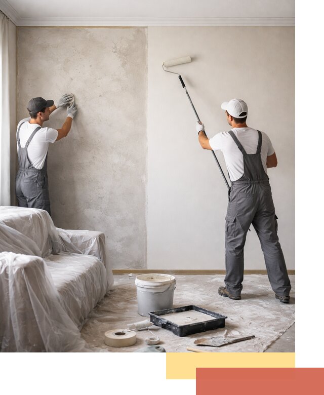 Покраска стен антивандальной краской в Шуе