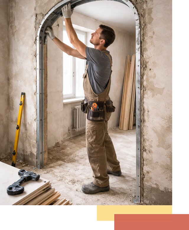 Устройство арочного проема в Шуе под ключ