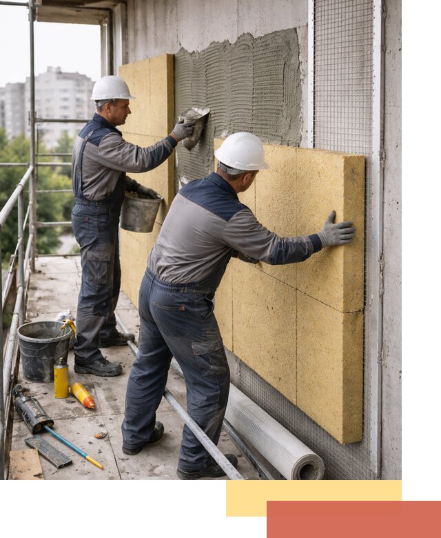 Утепление стен зданий и домов в Шуе качественно и надежно