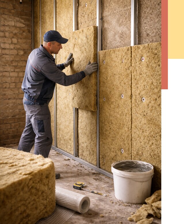 Утепление стен минватой в Шуе от 1388 руб./м2 — недорого и быстро | ОТДЕЛОЧНИК-Шуя