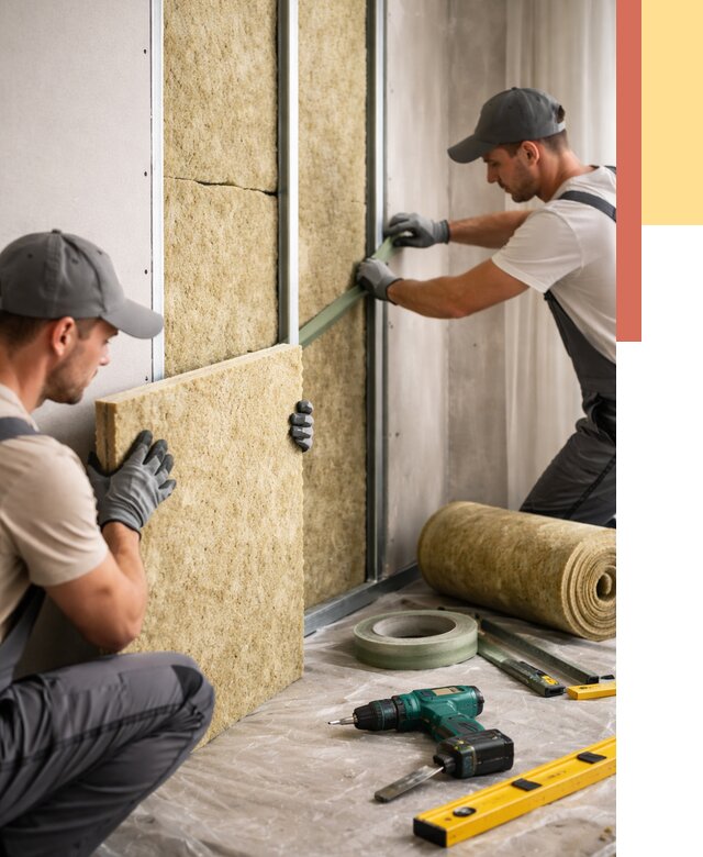 Шумоизоляция стен в Шуе под ключ от 1902 руб. | ОТДЕЛОЧНИК-Шуя