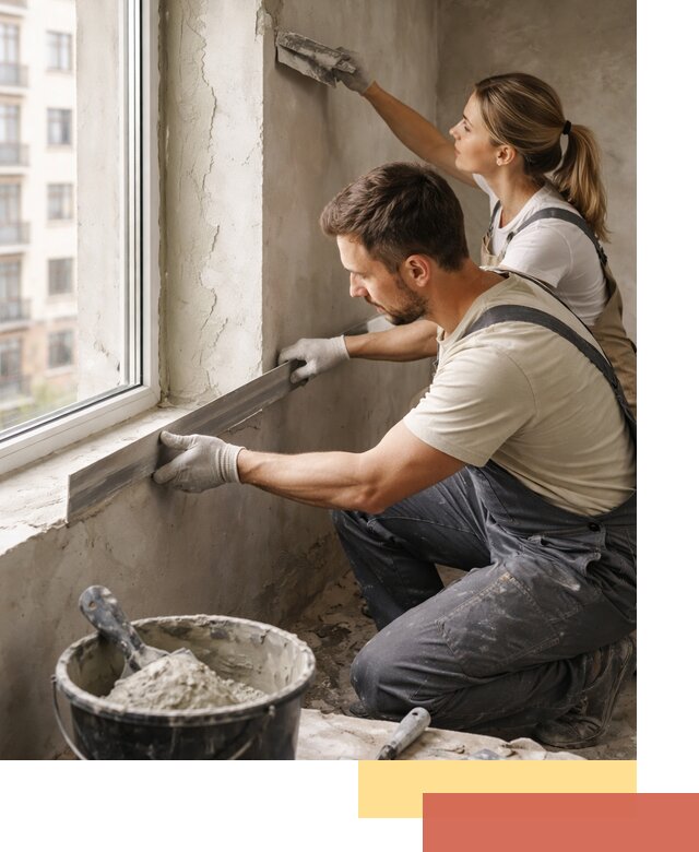 Штукатурка откосов дверей и окон профессионально в Шуе