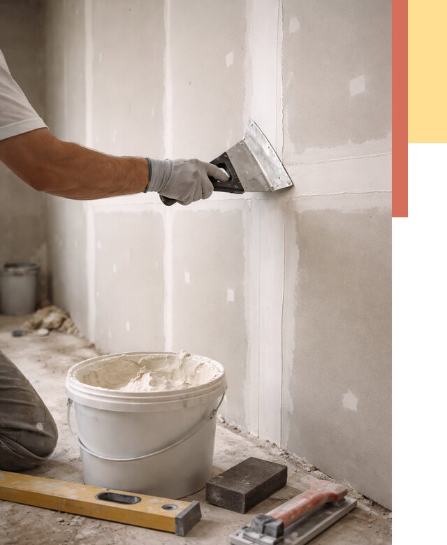 Шпаклевка перегородок из гипсокартона в Шуе от 2570 руб. — услуги ОТДЕЛОЧНИК-Шуя