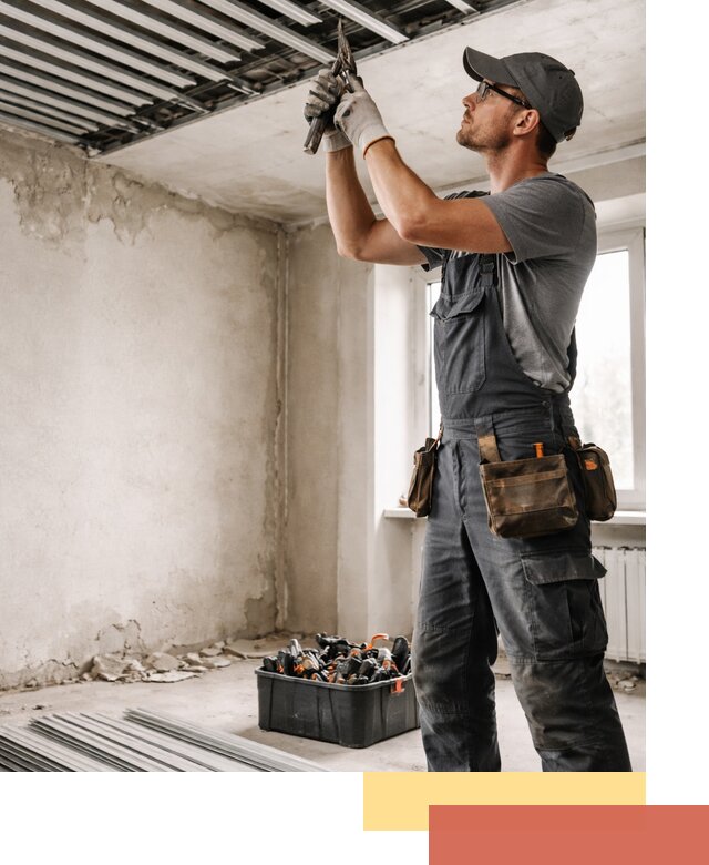 Демонтаж реечного потолка в Шуе быстро и аккуратно