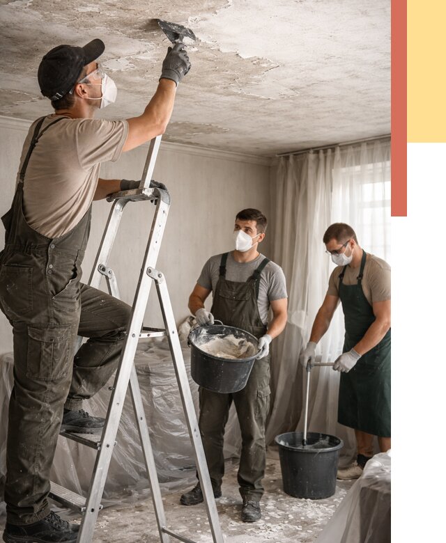 Удаление побелки с потолка в Шуе от 2570 руб. быстро и недорого | ОТДЕЛОЧНИК-Шуя