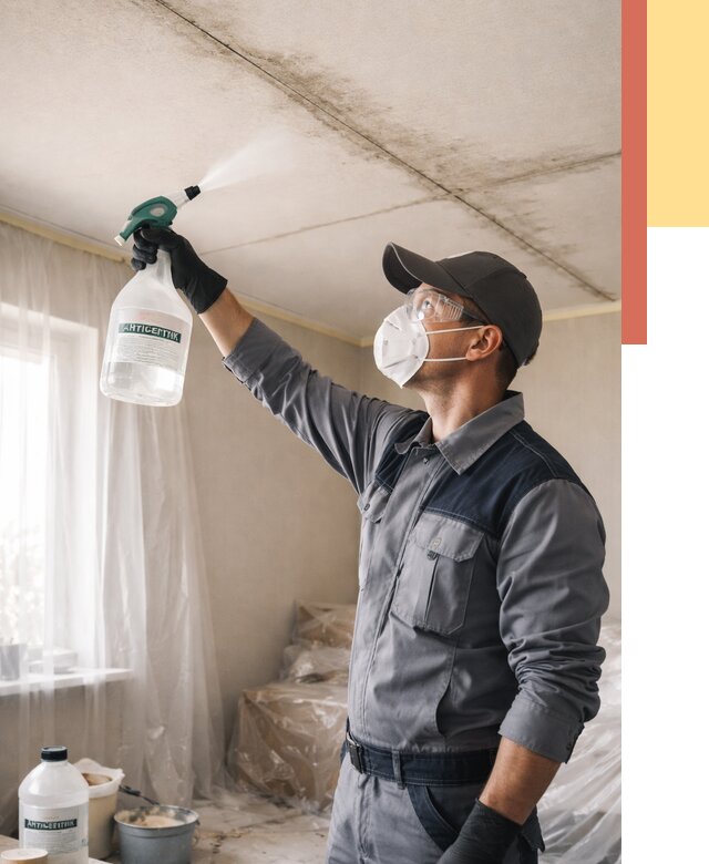 Антисептическая обработка потолка в Шуе от 2570 руб. | ОТДЕЛОЧНИК-Шуя