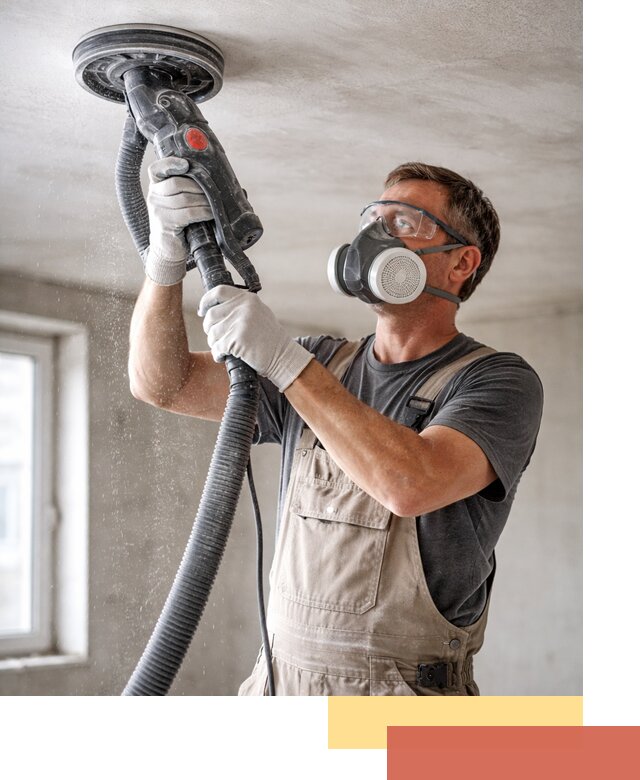 Шлифовка потолка в Шуе — качественная подготовка под отделку