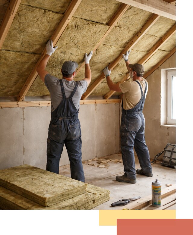 Утепление потолка минеральной ватой в Шуе