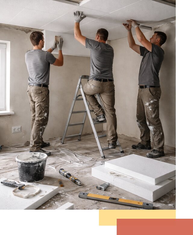 Утепление потолка пенопластом в Шуе быстро и качественно